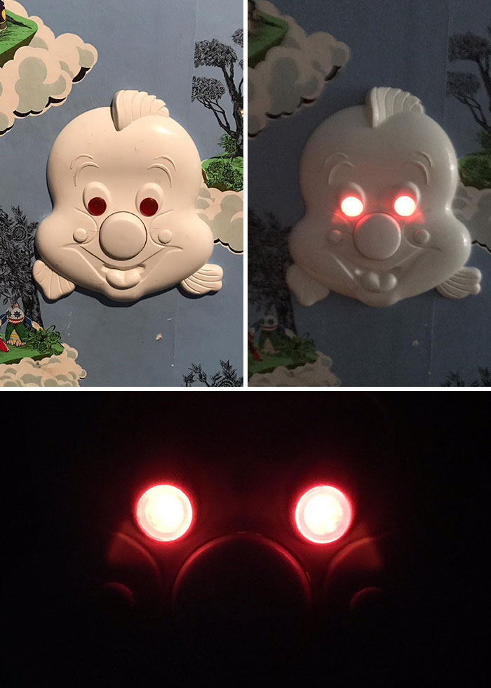 Interruptor de la luz en la habitación de los niños