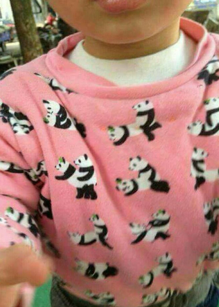 Los niños aman a los pandas