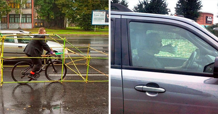 45 Cosas muy raras que la gente vio en la carretera (nuevas imágenes)