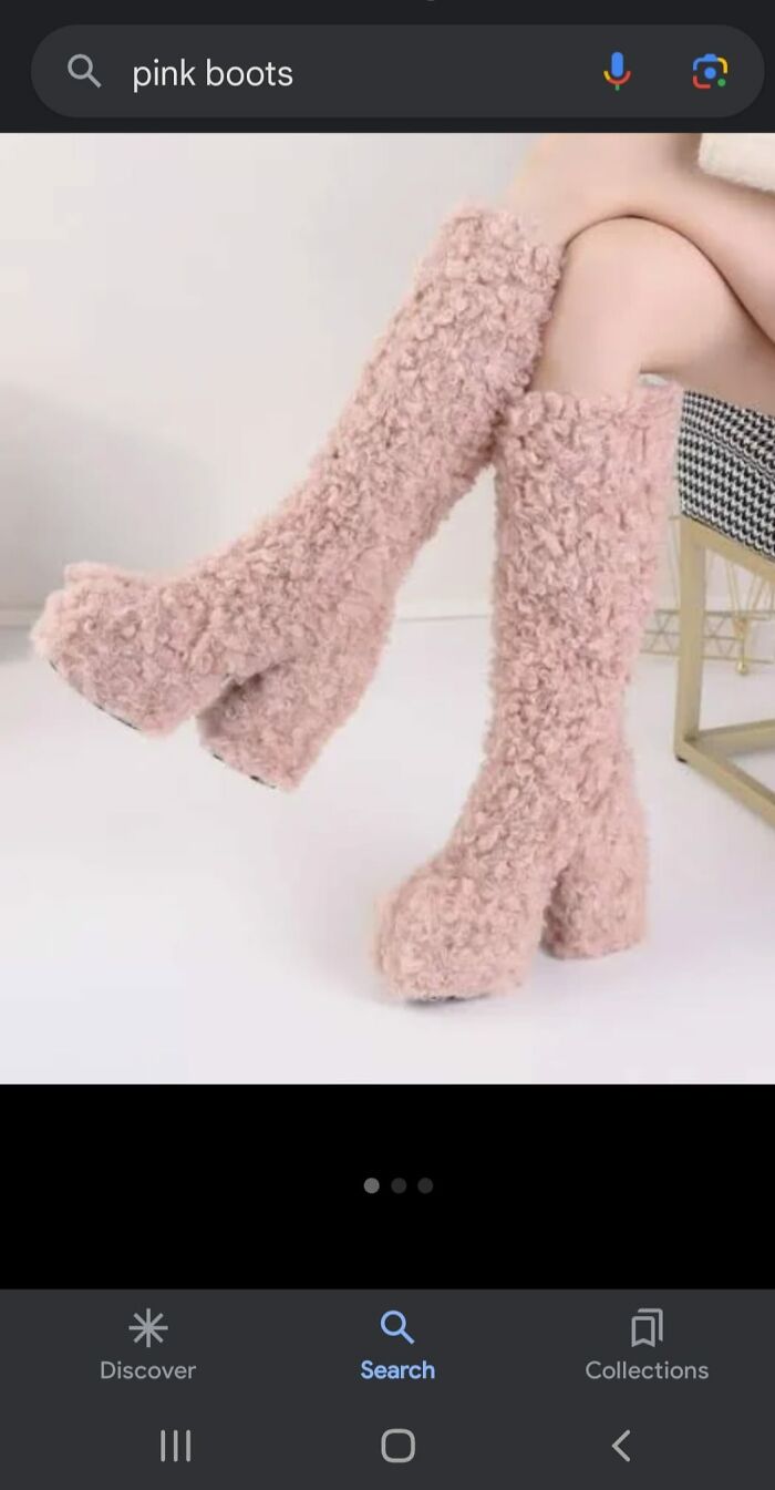 Yo solo buscaba unas botas rosas