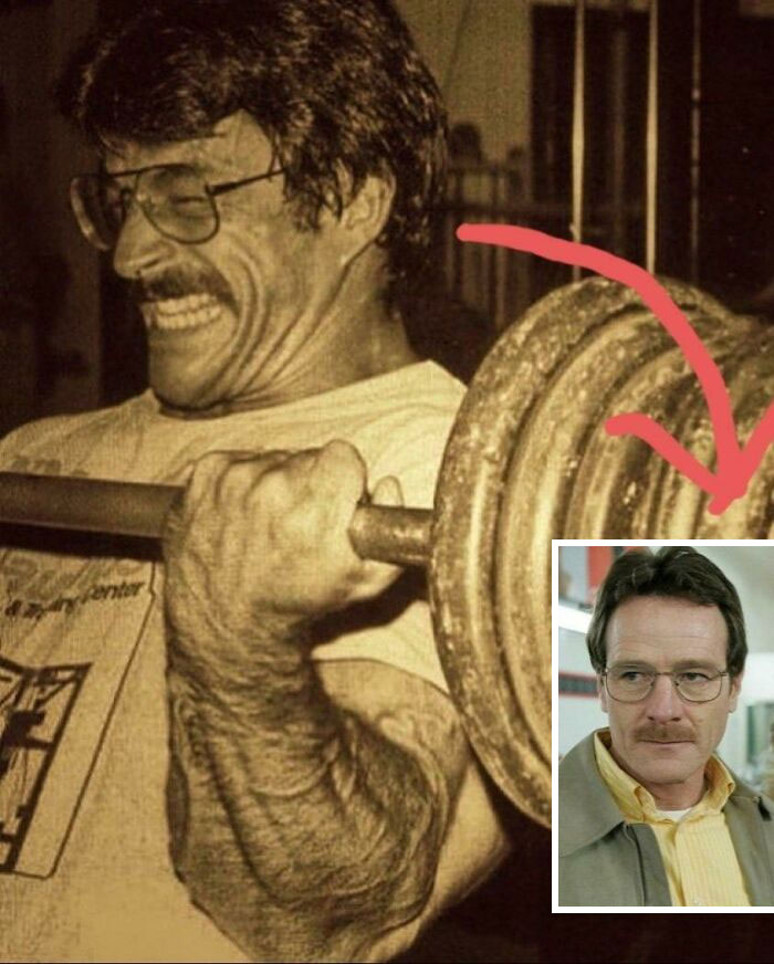 Walter haciendo pesas