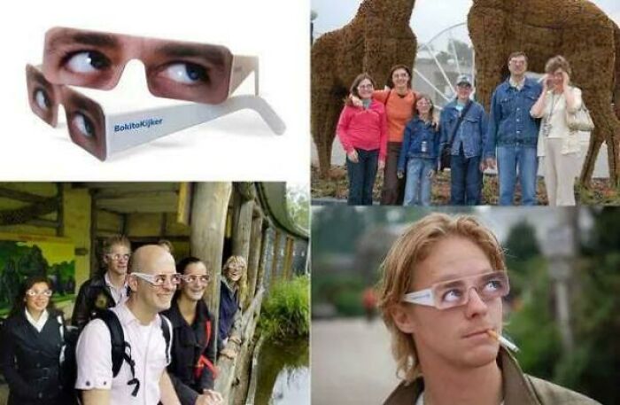 Las gafas Bokito se usan para ver a los gorilas sin hacer contacto visual con ellos, ya que les parece una amenaza