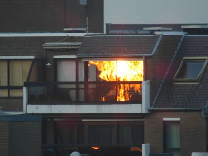 Solo es un reflejo del atardecer