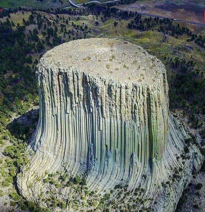 La torre del Diablo en Wyoming