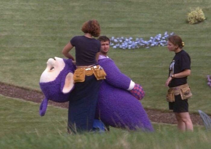 Tras bastidores en los Teletubbies