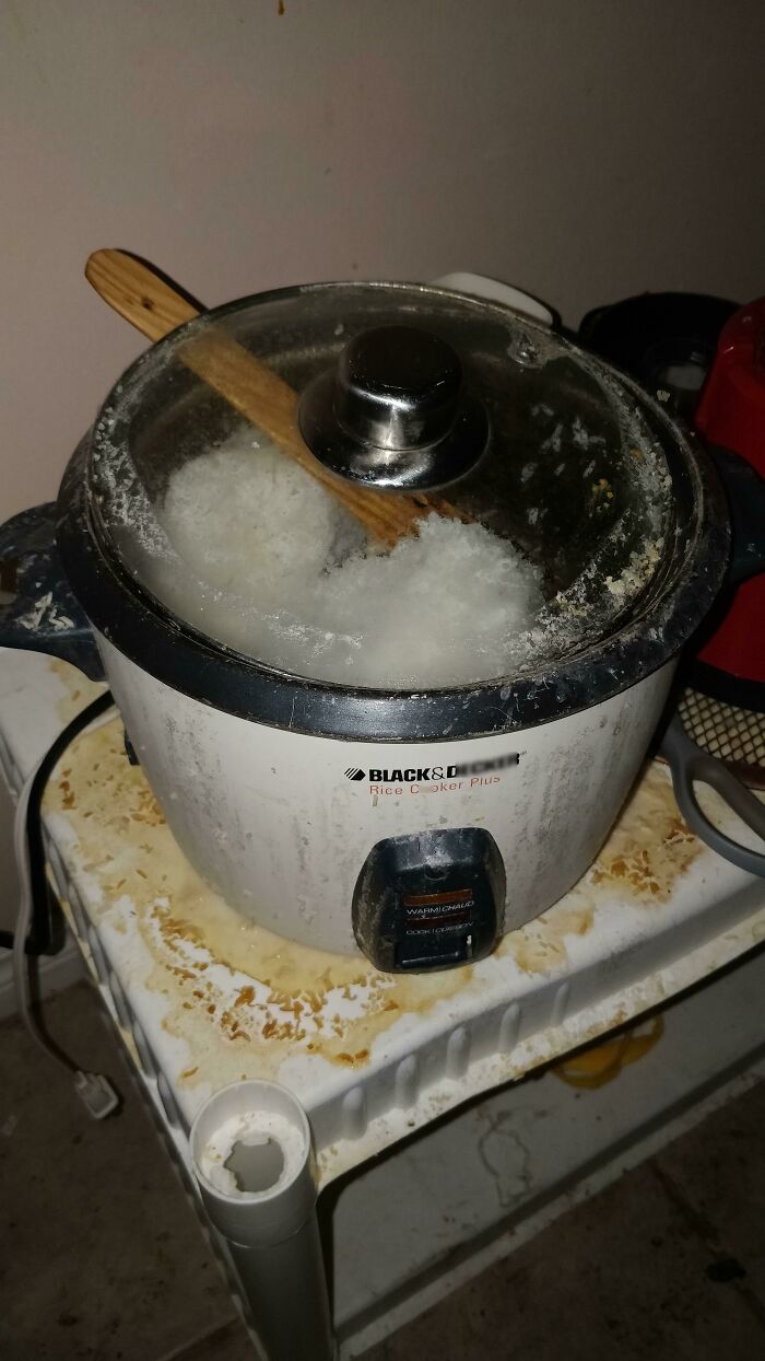 Nunca llegué a usar mi arrocera...