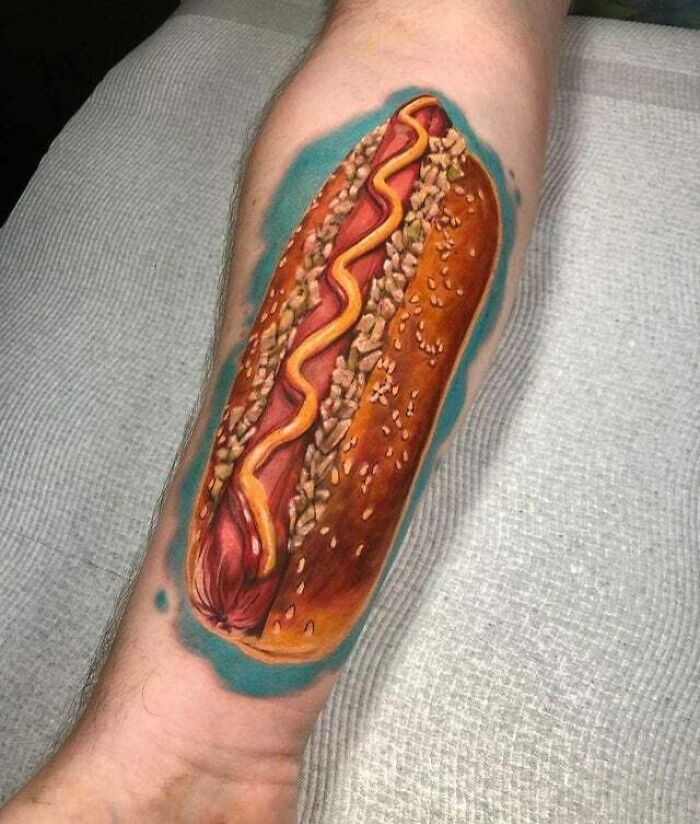 Ese brazo parece delicioso