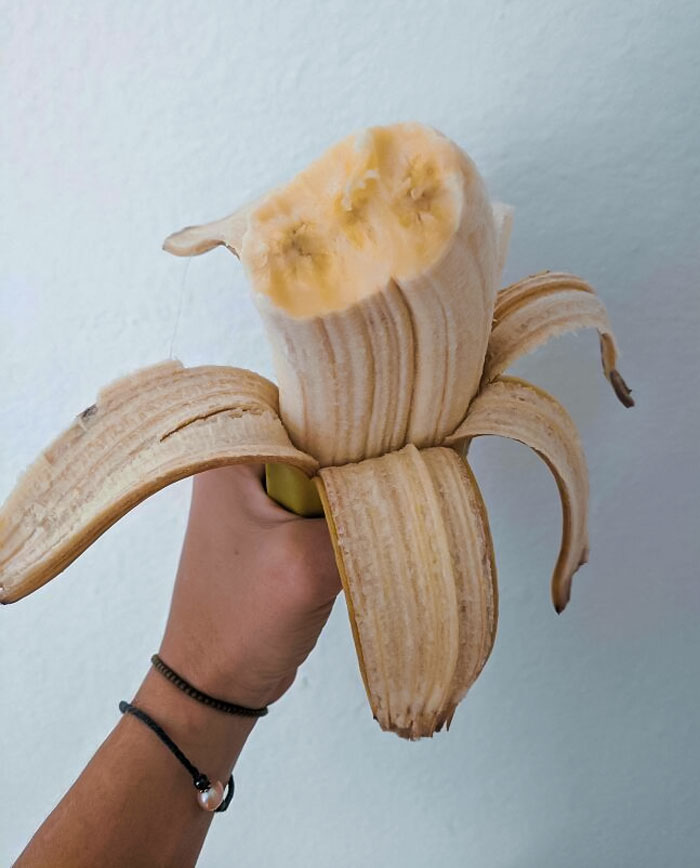 ¡Un plátano triple!