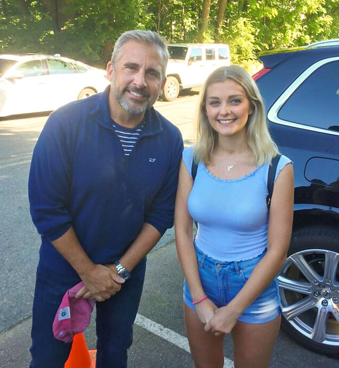 He conocido a Steve Carell y es amable y divertido
