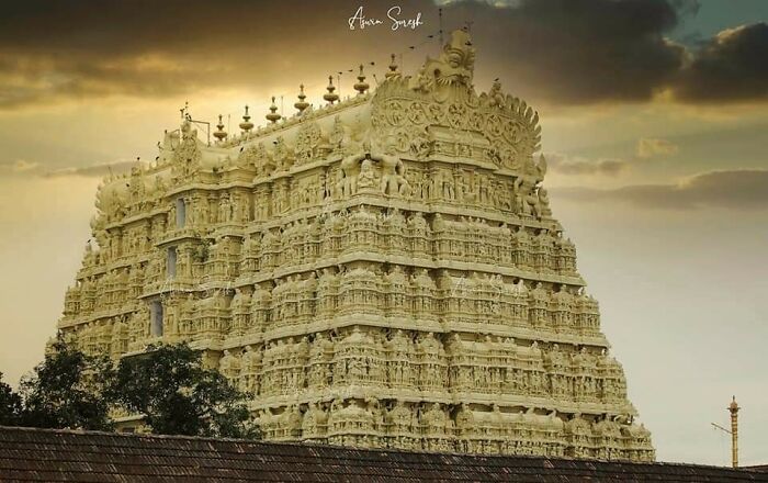 Templo Sree Padmanabhaswamy en Thiruvananthapuram, Kerala, India