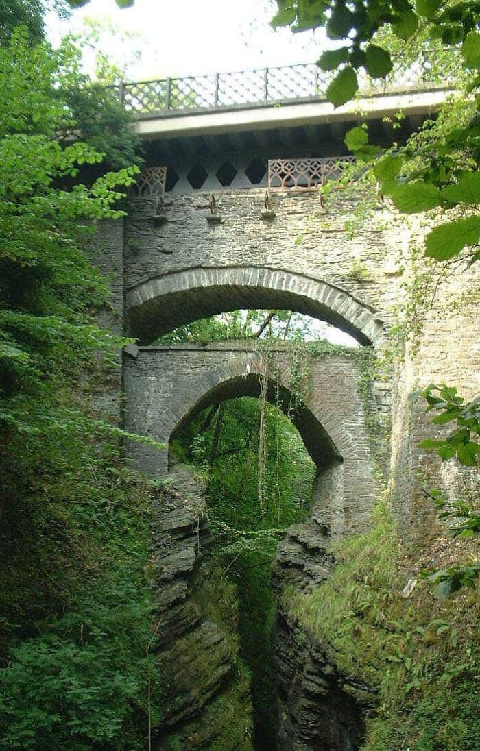 Puente del diablo en Ceredigion, Gales