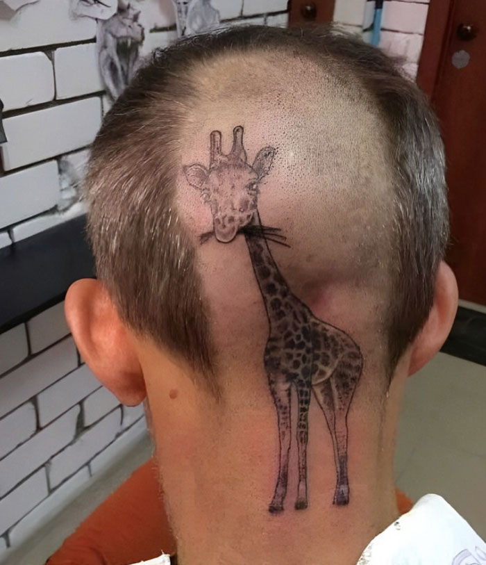 Los tatuajes de personas calvas