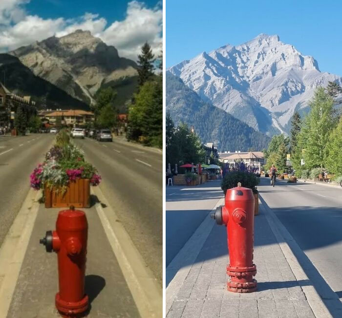 Esta foto me hizo querer ir a Banff y recrearla, y eso hice