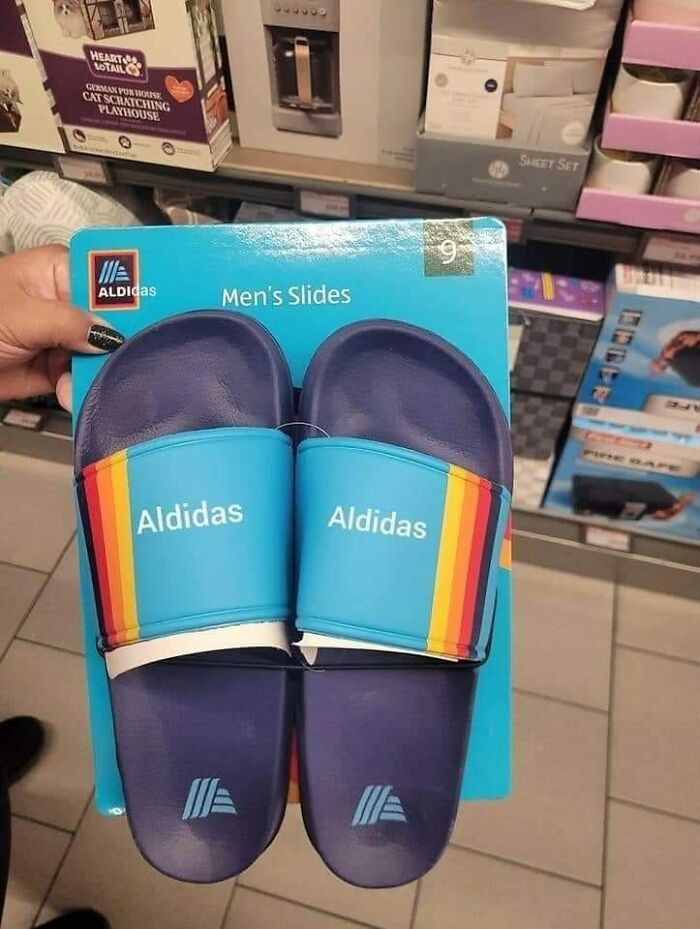 Las chanclas de supermercados Aldi
