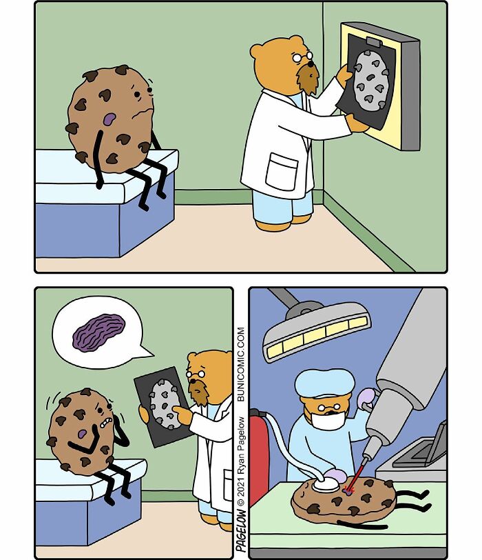 Artist Creates Cute Comics With Not-So-Cute Endings; Here Are 28 Featuring The Character Bear Doctor (New Pics)