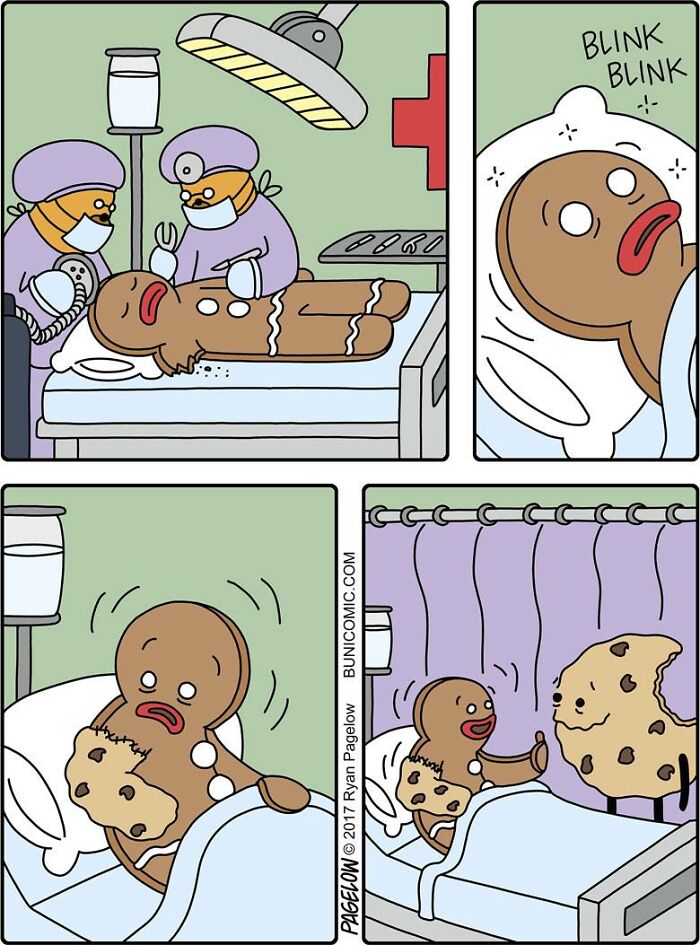 Artist Creates Cute Comics With Not-So-Cute Endings; Here Are 28 Featuring The Character Bear Doctor (New Pics)