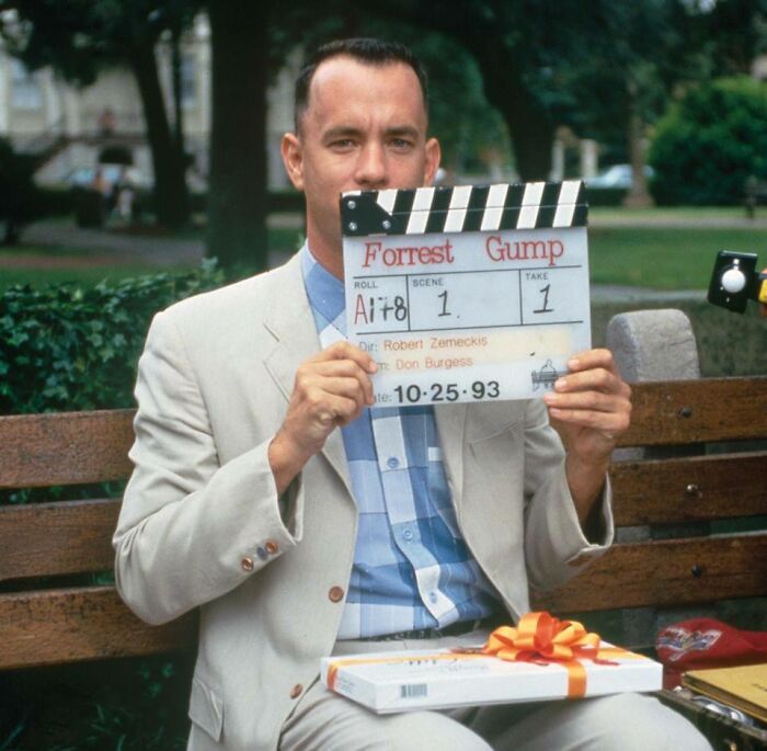 Escena 1, toma 1 de Forrest Gump en 1994