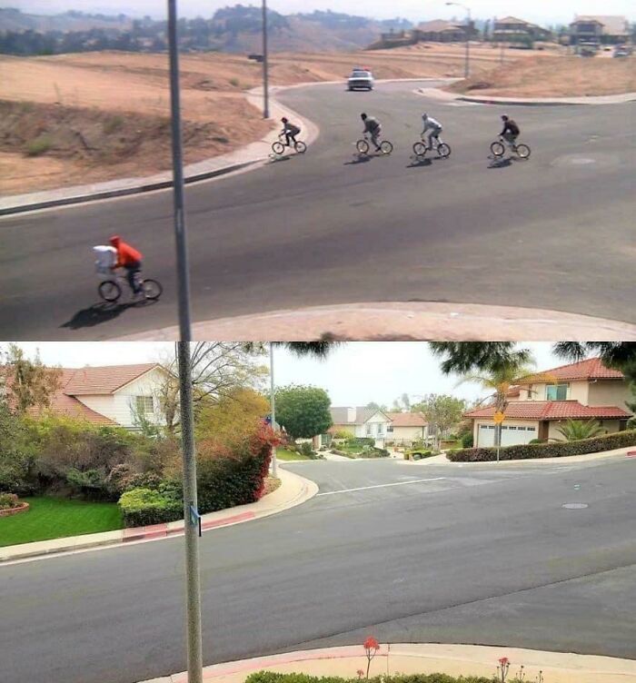 Intersección de las avenidas Darby y Beaufait, en Valle San Fernando, Los Angeles. En una escena de ET (1982) y en 2022