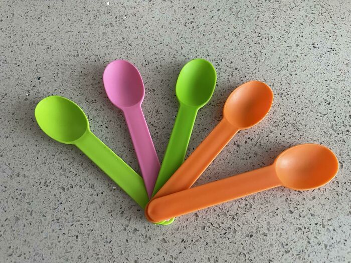 Cucharas Froyo de "un solo uso" que llevo usando 8 años