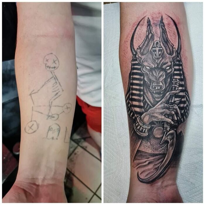 Al fin me cubrí mi tatuaje cutre