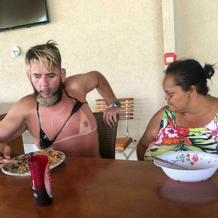 Bonito bronceado, amigo