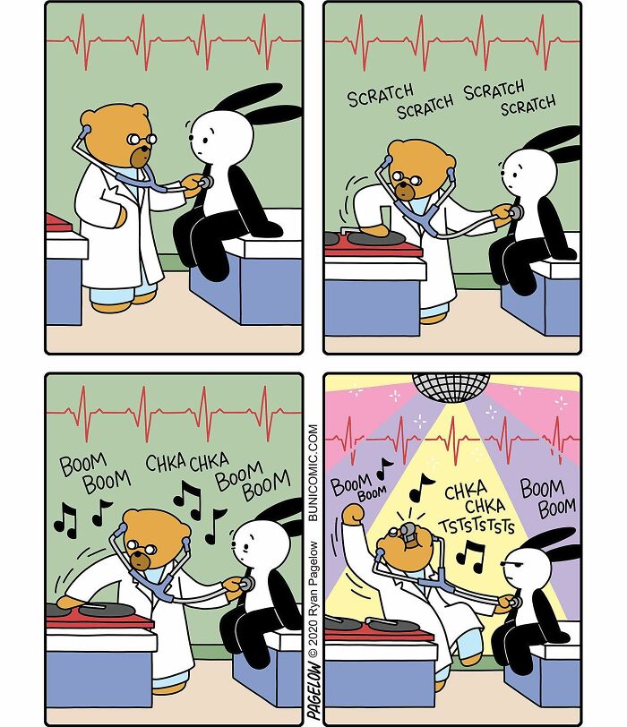Artist Creates Cute Comics With Not-So-Cute Endings; Here Are 28 Featuring The Character Bear Doctor (New Pics)
