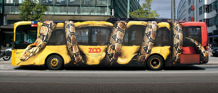Anuncio creativo del zoo de Copenhague