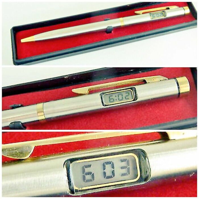 Eras guay en los 80 si tenías este bolígrafo con reloj digital
