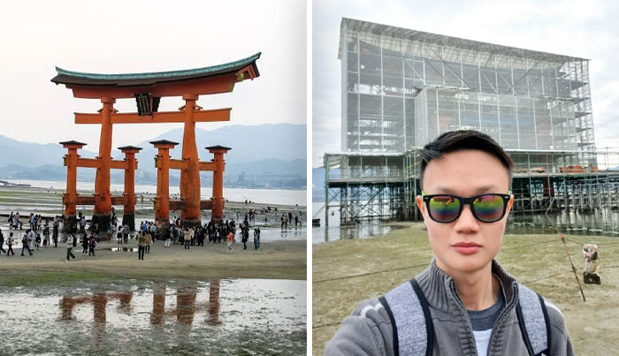 Visité la puerta Torii en Hiroshima, Japón. Esto es lo que vi