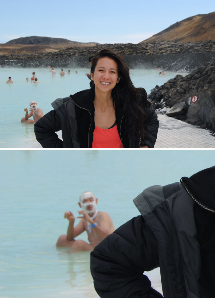 Acabo de volver de Islandia y mirando las fotos encontré el mejor photobomb