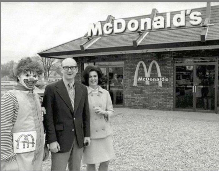 El Ronald Mcdonald original fotografiado en los 70