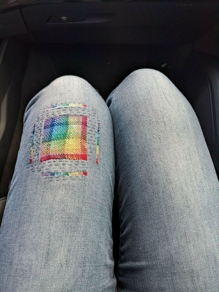 Arco iris en mis vaqueros