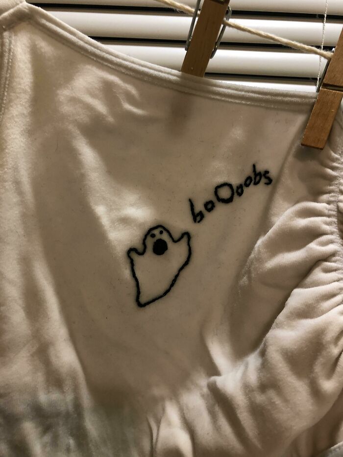 Covered A Small Stain On My Bra