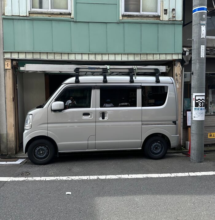 Este aparcamiento en Japón