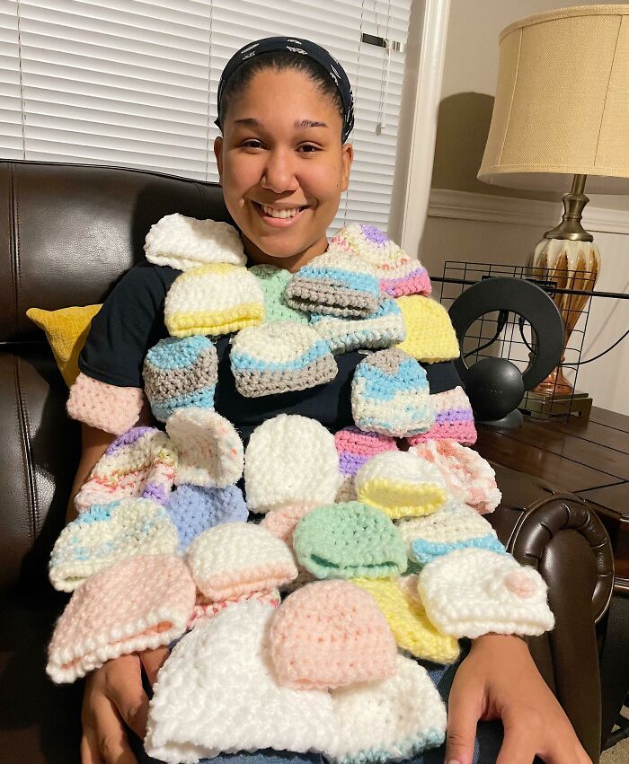 33 gorritos para donar al hospital de maternidad