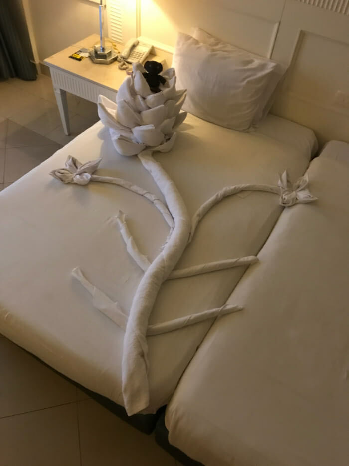 Cuando dejas una propina generosa al personal de limpieza de este hotel egipcio