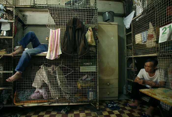 Así viven miles en Hong Kong