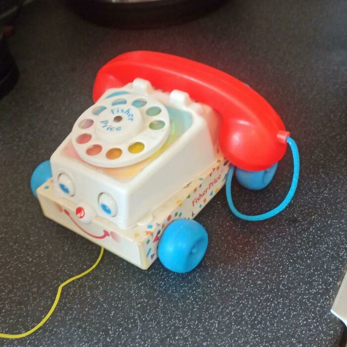 ¿Teníais este teléfono de juguete de niños?