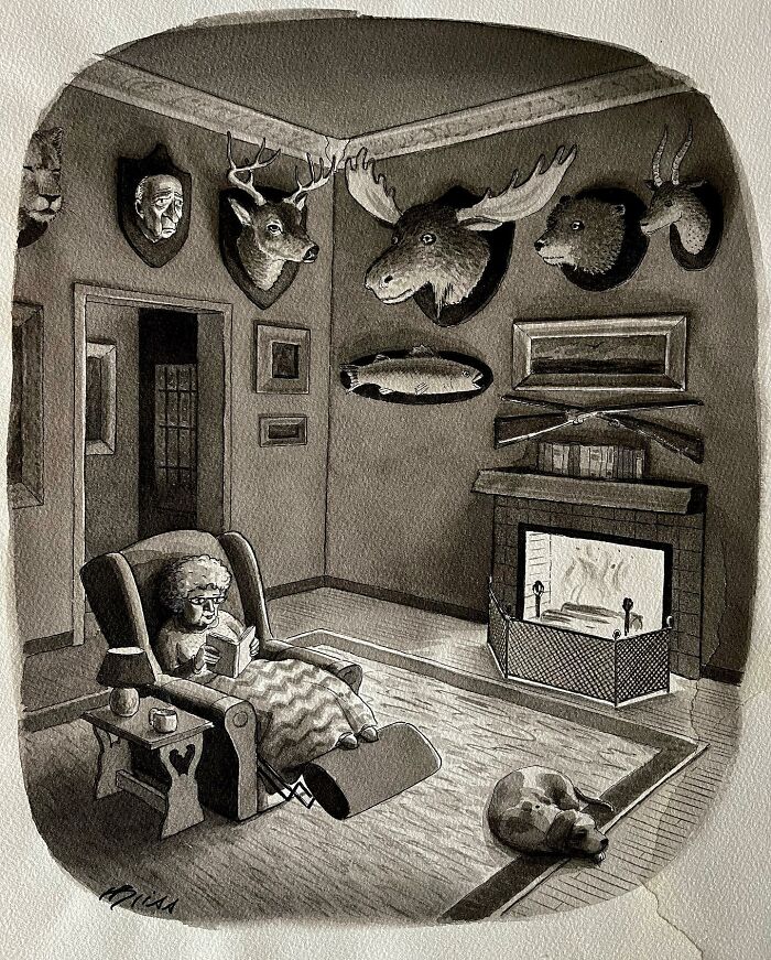 This New Yorker Magazine Cartoonist Creates Clever Comics That Poke Fun At Our Society (50 Pics)