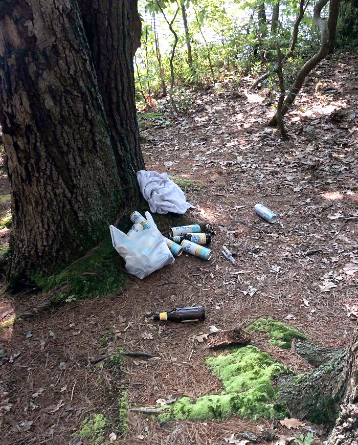 ¿Por qué la gente no se lleva su basura? Sobre todo en un parque protegido