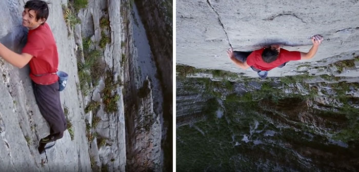 Alex Honnold trepando por El Patrero Chico. México, 2014