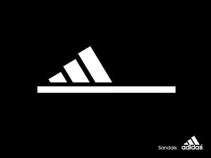 Anuncio de chanclas Adidas