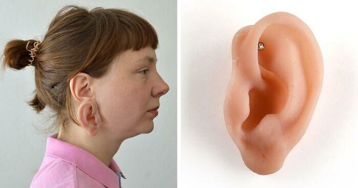Pendientes en forma de oreja