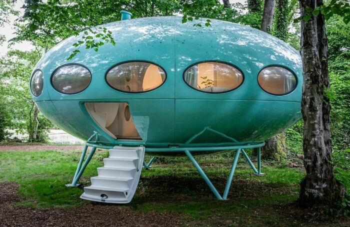 Casa prefabricada Futuro. Solo se hicieron menos de 100 entre finales de los 60 y los 70
