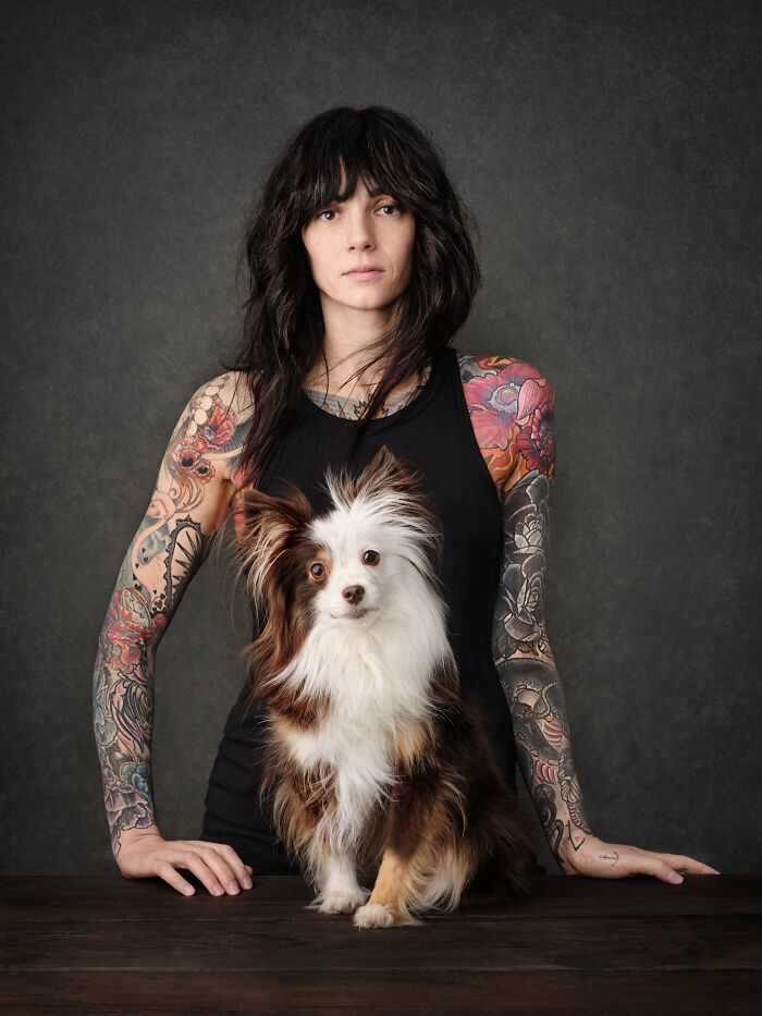 3º puesto categoría Perros y gente: "Tributo a Timber" por Jane Thomson