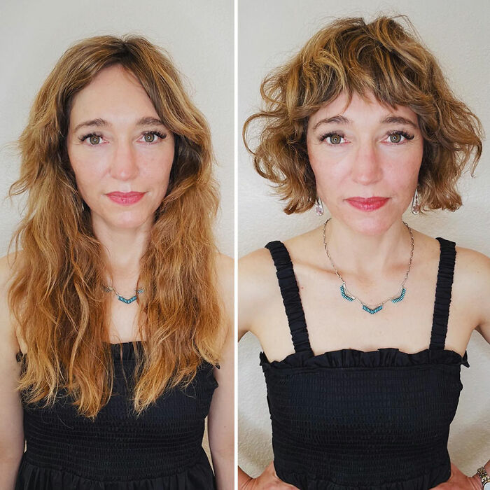 This Hairstylist Shows How A Good Haircut Transforms People And These 30 Pics Prove It