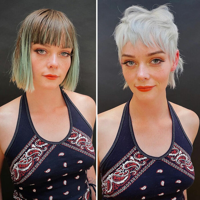 This Hairstylist Shows How A Good Haircut Transforms People And These 30 Pics Prove It