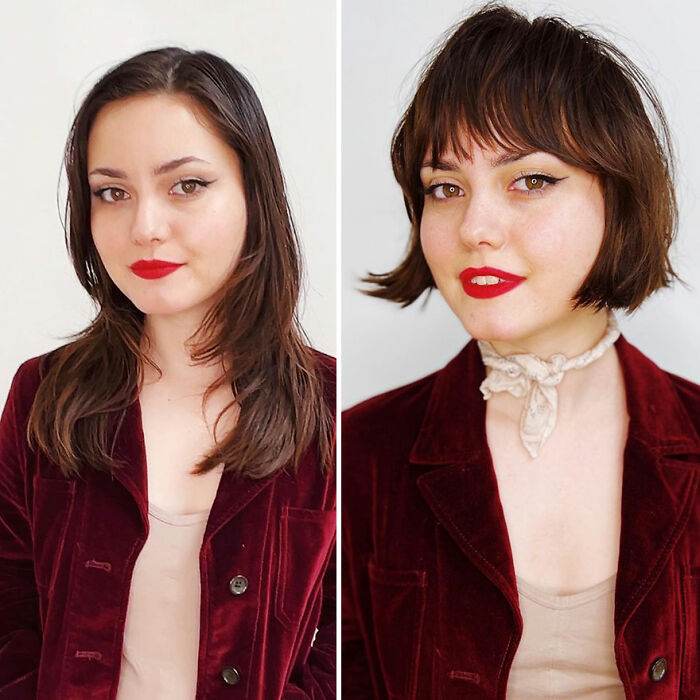 This Hairstylist Shows How A Good Haircut Transforms People And These 30 Pics Prove It