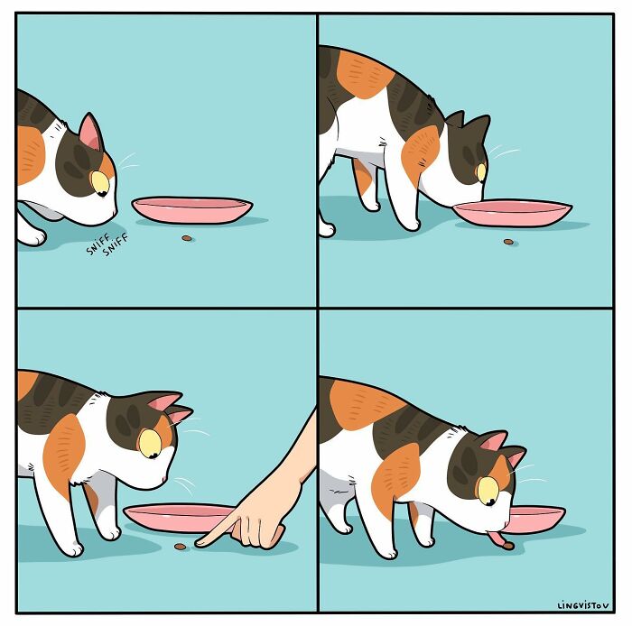Artist Illustrates What It's Like To Live With A Cat (30 New Pics)
