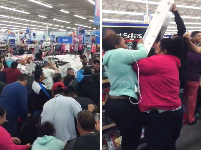 Fallos del Black Friday. La gente se pelea por los productos